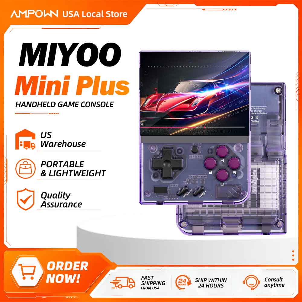 Gaming Console Types - Портативная игровая консоль Miyoo Mini+ Retro