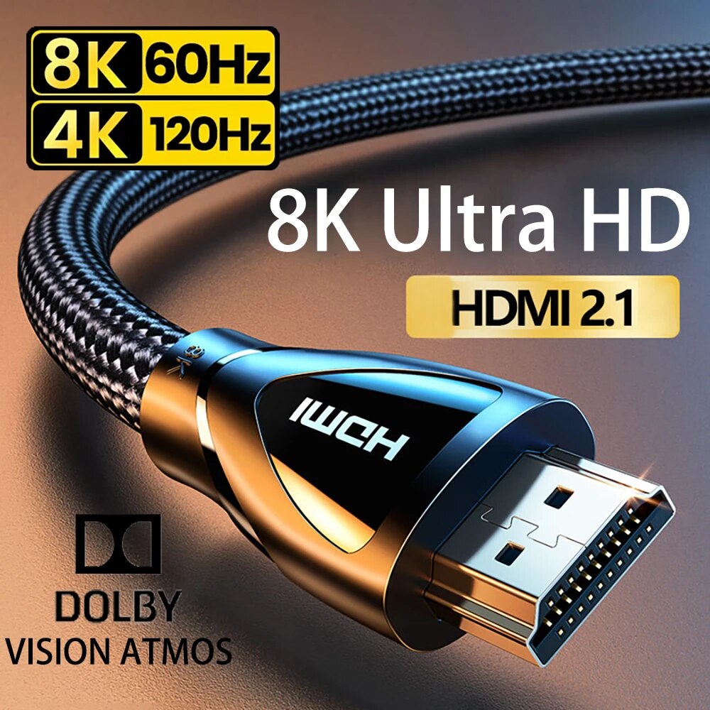 Совместимый с HDMI кабель 2,1, – обзор и цена Hdmi Cable 2.1