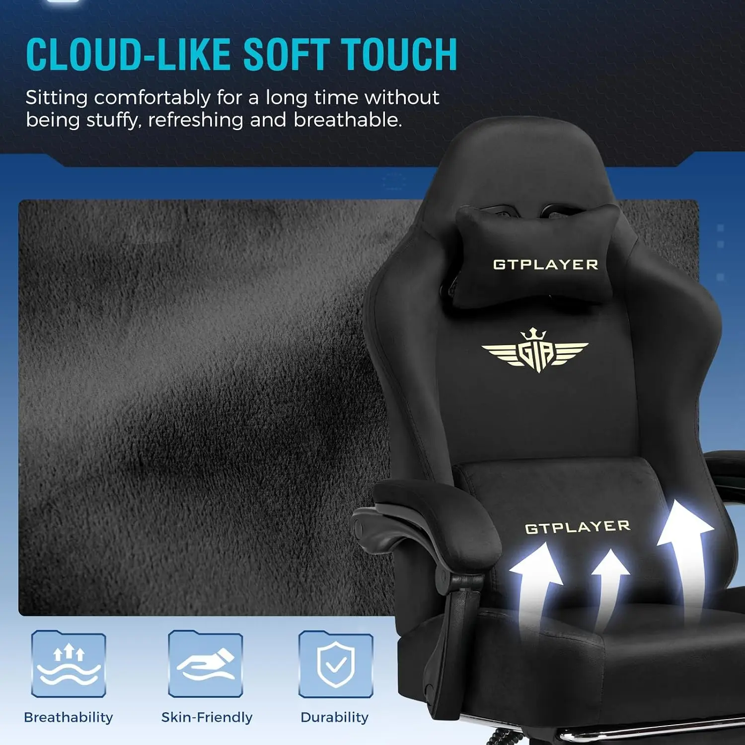 Большое и высокое игровое крес – обзор и цена Gaming Chair Cushion